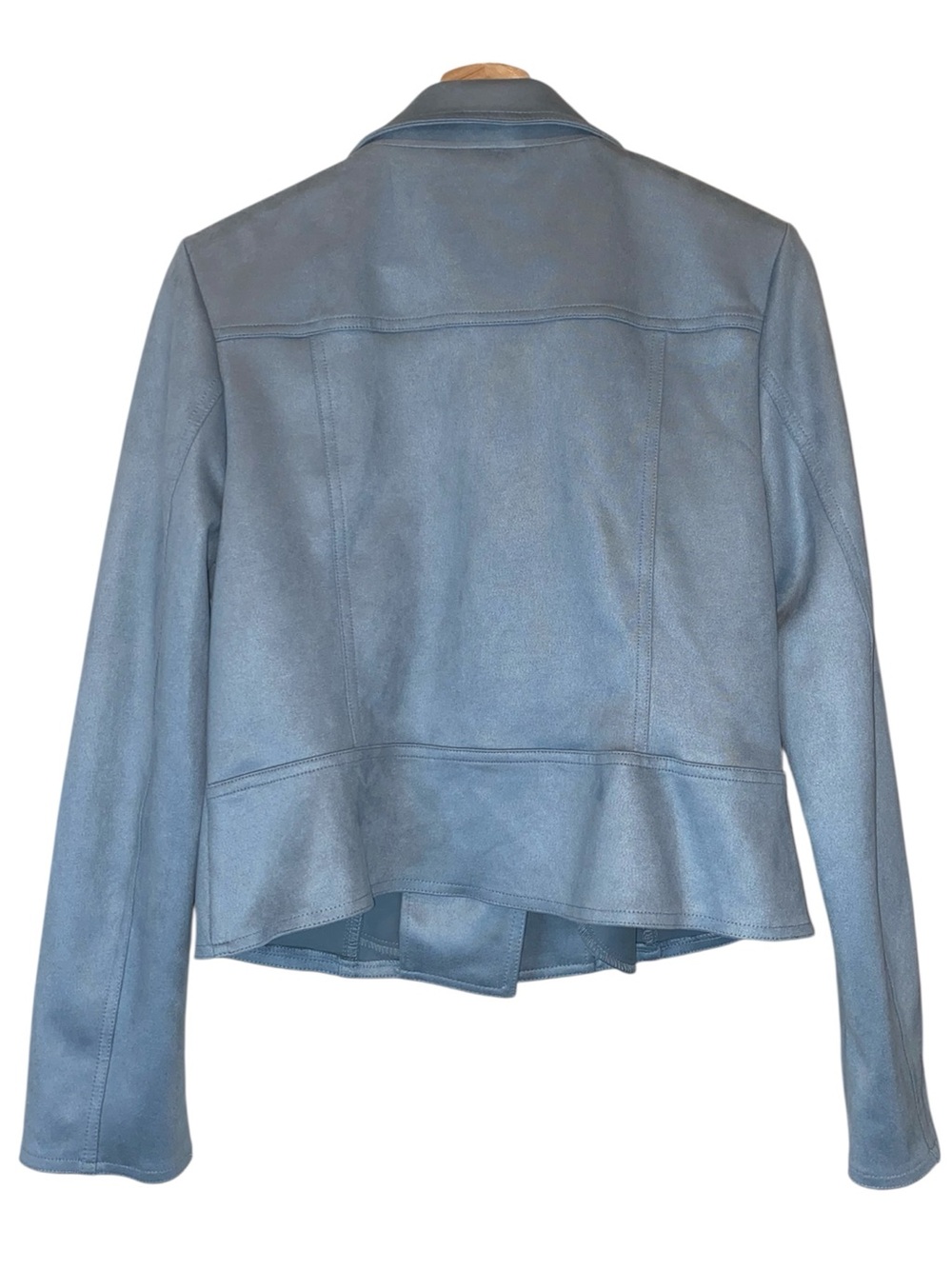 JOIE Women’s Faux Suede Moto Jacket - Picture 3 of 6